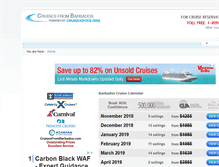 Tablet Screenshot of cruisesfrombarbados.com